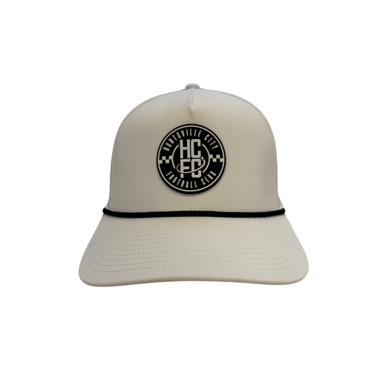 Branded Bills 5-Panel Rope Hat- White