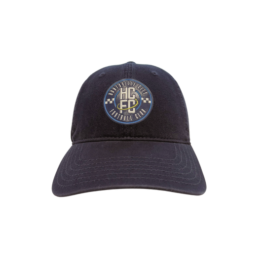 Adult Slouch Adjustable Crest Hat - Navy