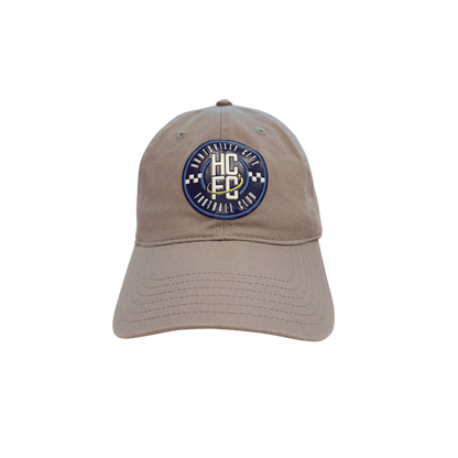 Adult Slouch Adjustable Crest Hat - Grey
