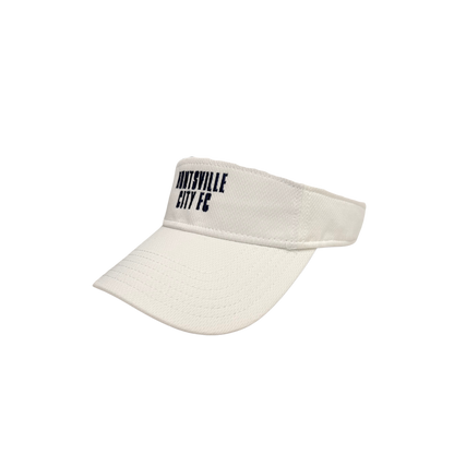 Adult Huntsville City FC Visor - White