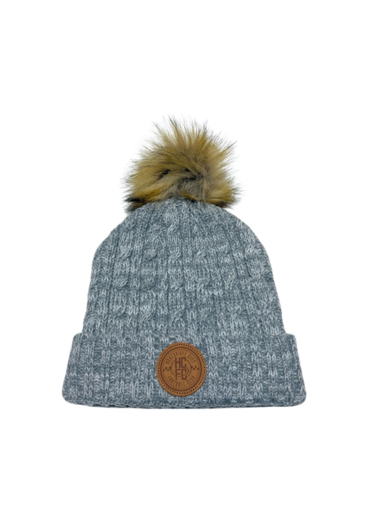 HCFC Cable Knit Beanie - Steel