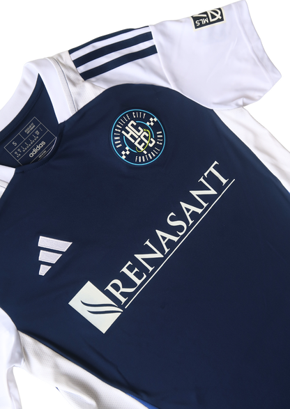 Men's Adidas 2025 Navy Rocket City Roots Kit - Authentic