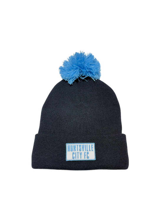 HCFC Fleece Lined Rouster Knit Hat - Navy