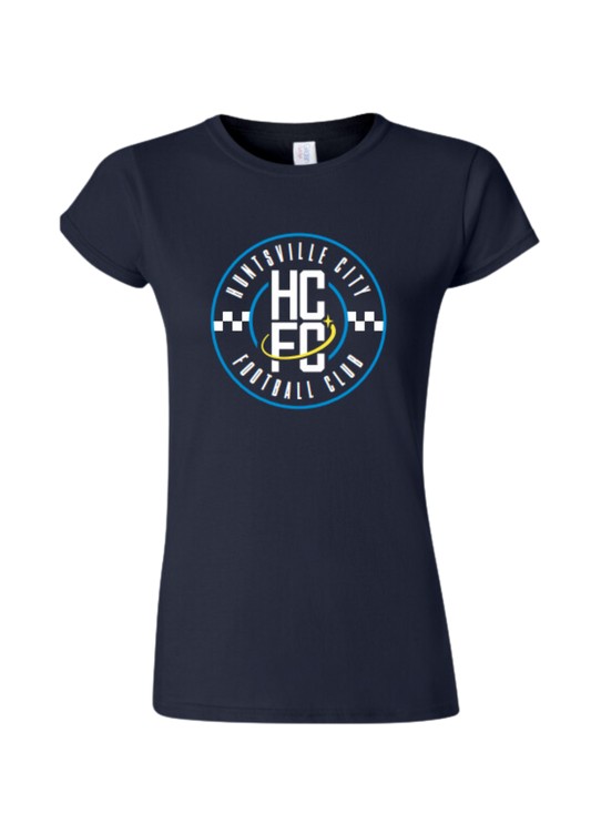 Women's Short Sleeve Crest Tee - Navy