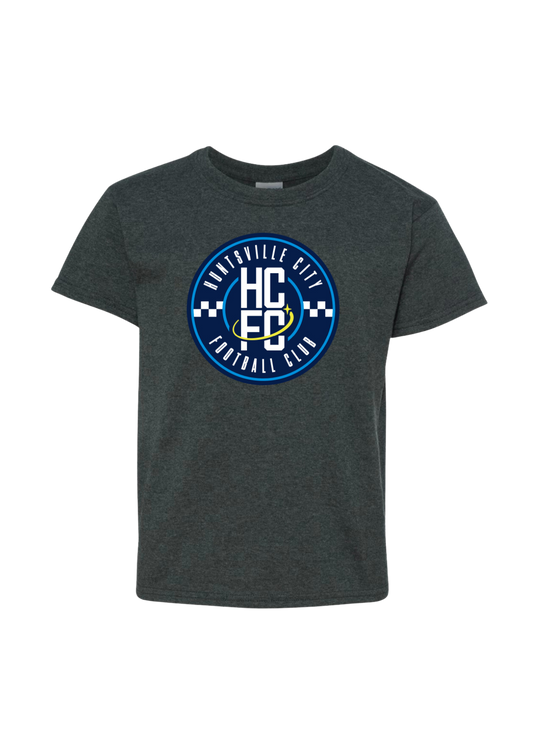 Youth Short Sleeve Crest Tee - Grey
