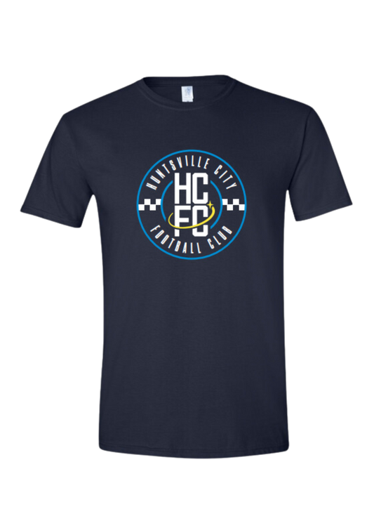 Men's Short Sleeve Crest Tee - Navy